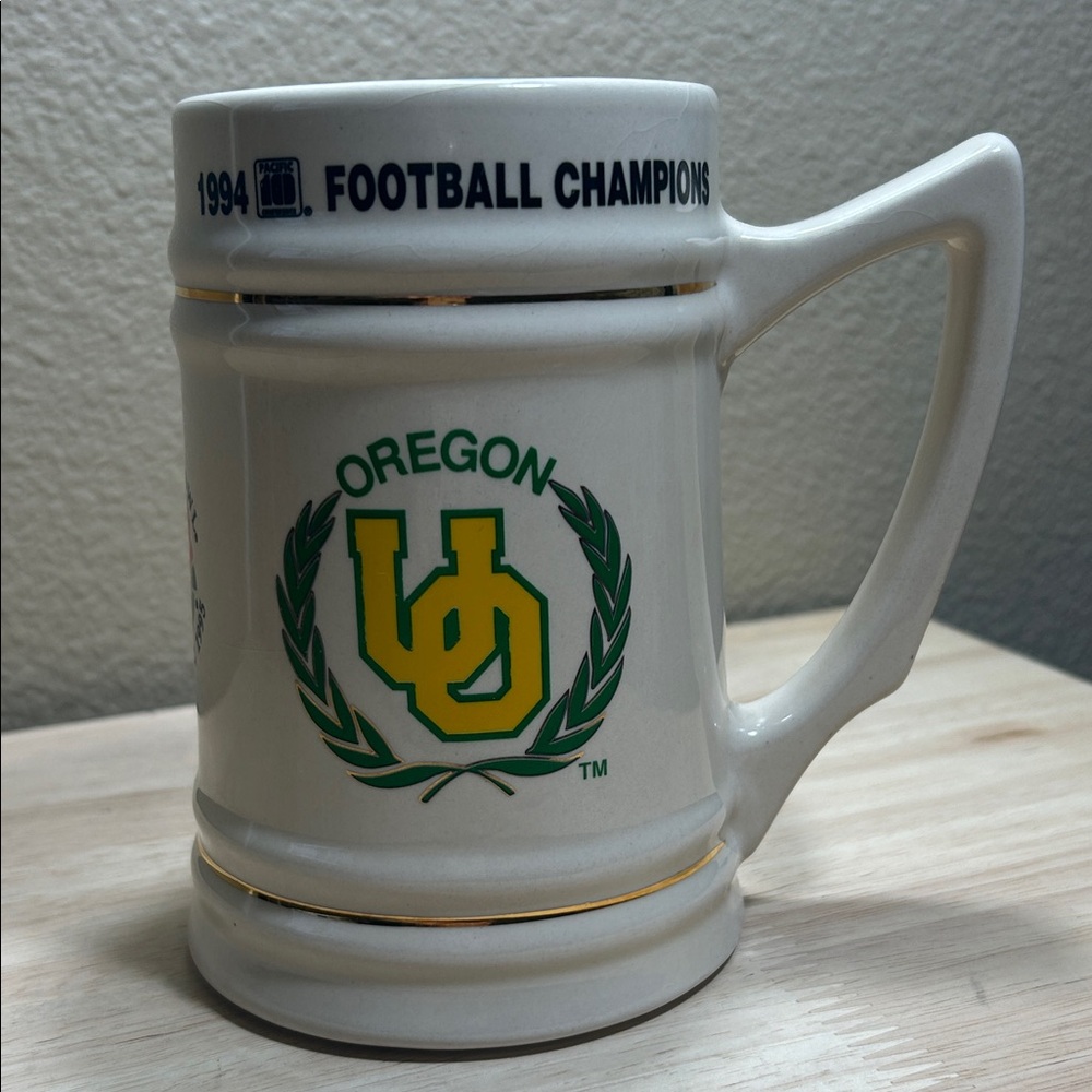 Vintage Oregon Ducks 1994 Championship Ceramic Beer Stein New